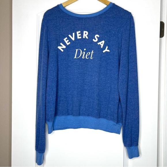Wildfox never say diet long sleeve top size medium - Picture 1 of 6